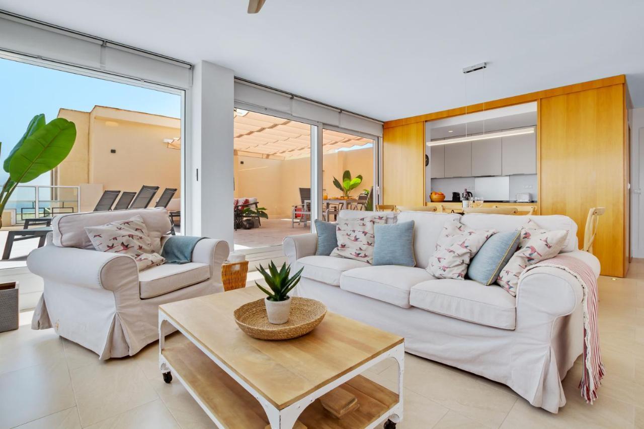Crystalline View'S Of Carihuela - 3 Bedrooms Penthouse Торремолинос Экстерьер фото