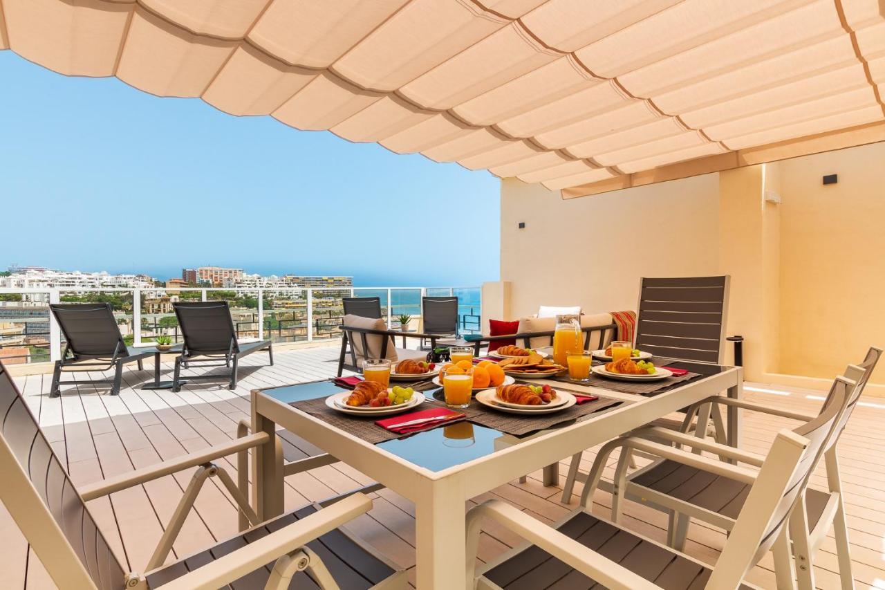 Crystalline View'S Of Carihuela - 3 Bedrooms Penthouse Торремолинос Экстерьер фото