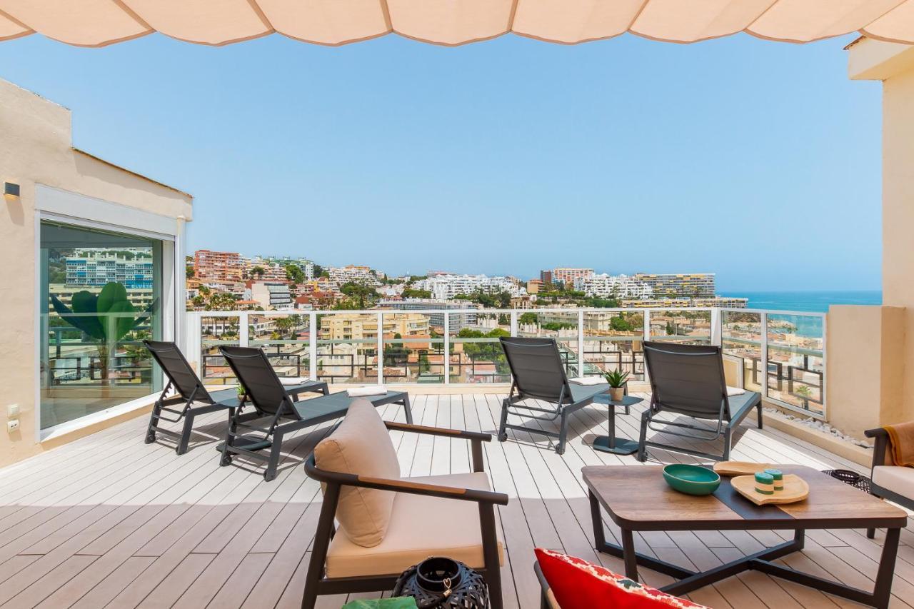 Crystalline View'S Of Carihuela - 3 Bedrooms Penthouse Торремолинос Экстерьер фото